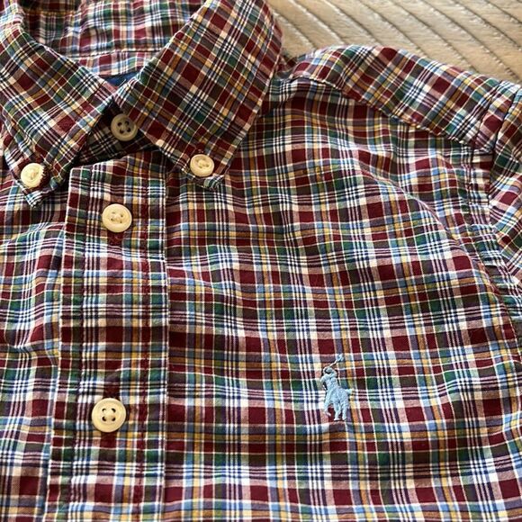 Ralph Lauren 💯 Cotton Natural Stretch Short Sleeve Shirt Unisex - Picture 4 of 17